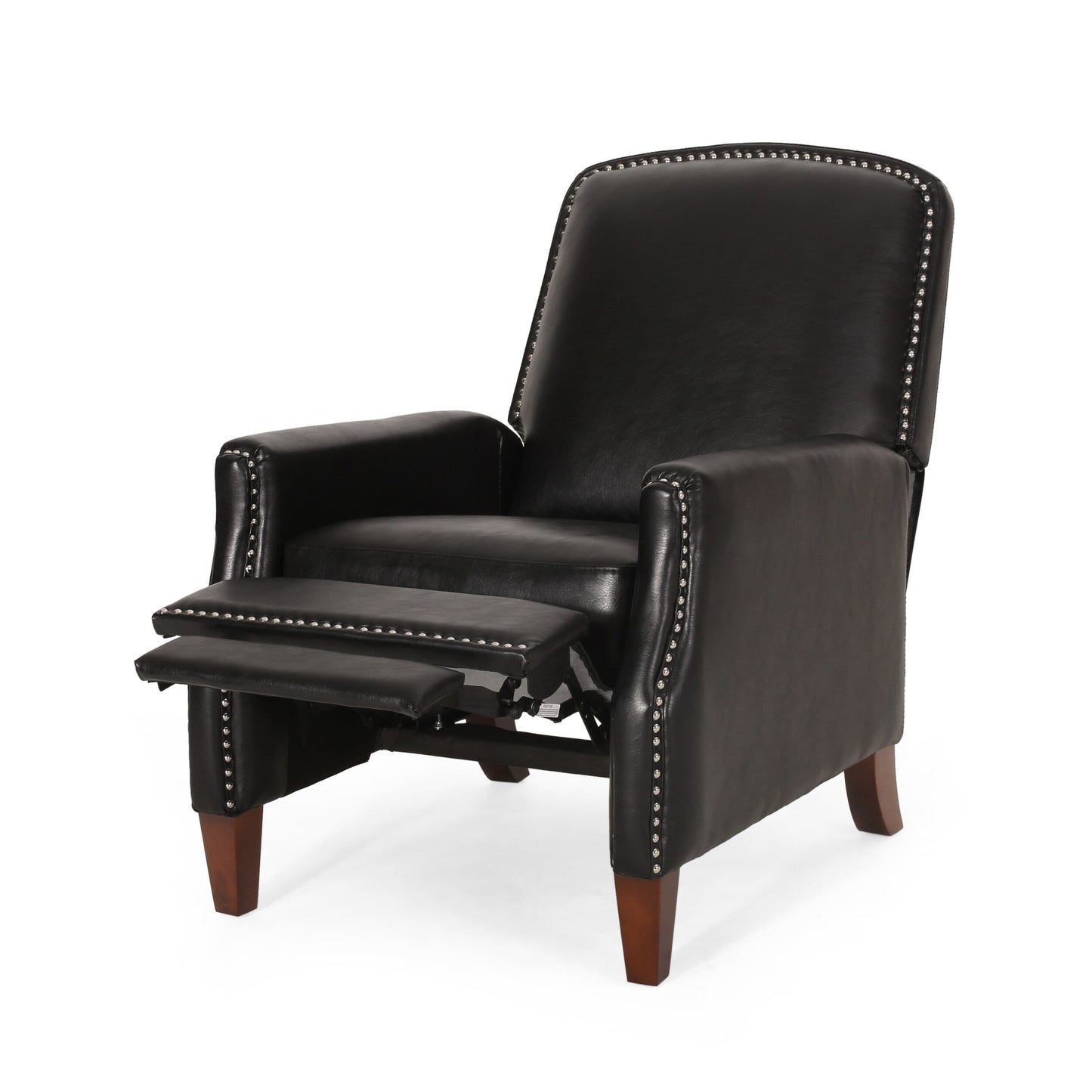 Fauteuil inclinable en cuir PU avec rivets