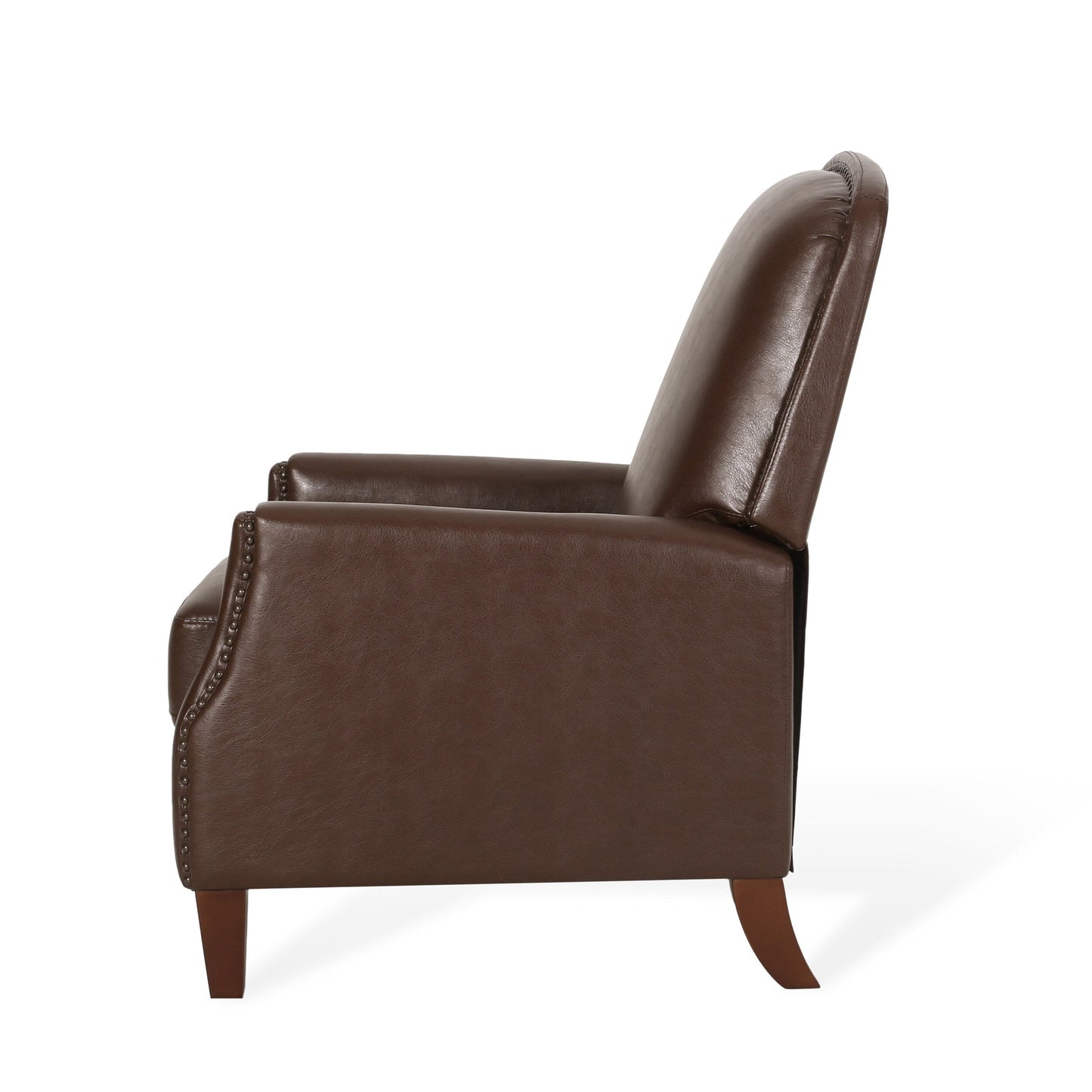 Fauteuil inclinable en cuir PU avec rivets