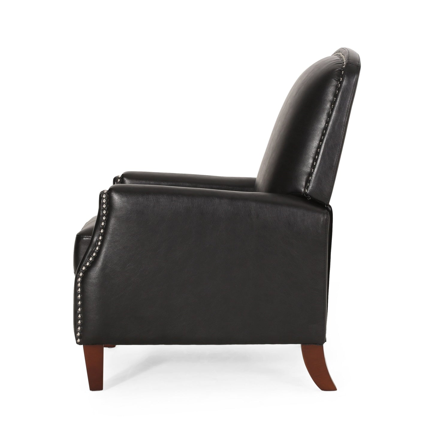 Fauteuil inclinable en cuir PU avec rivets