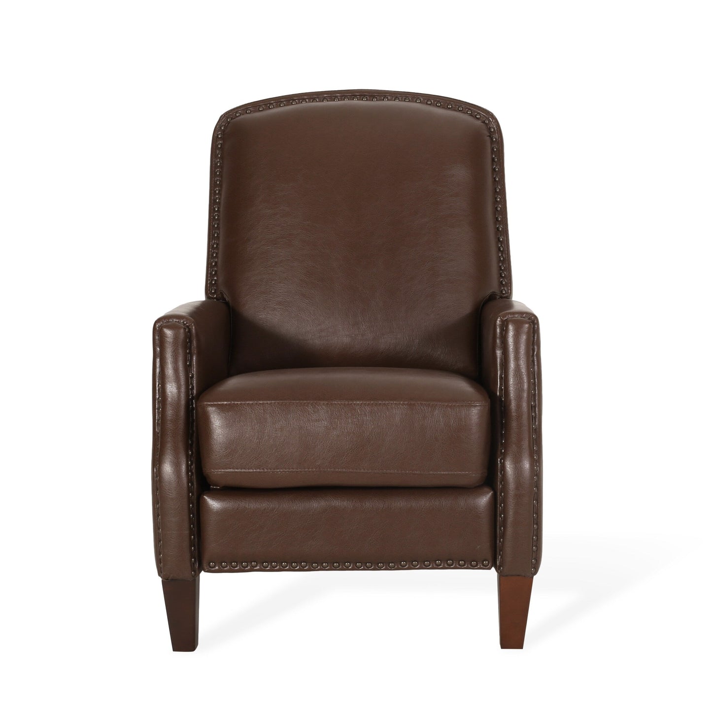 Fauteuil inclinable en cuir PU avec rivets