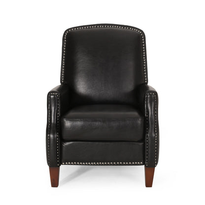 Fauteuil inclinable en cuir PU avec rivets