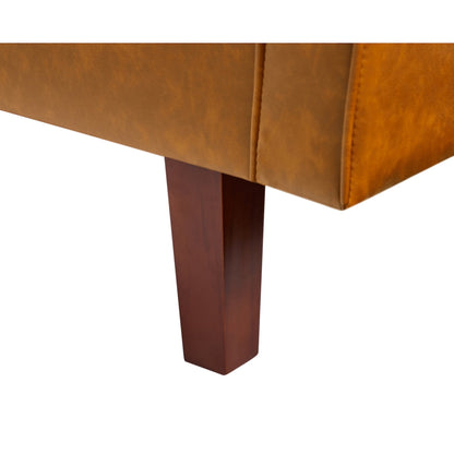 Canapé-lit en cuir PU