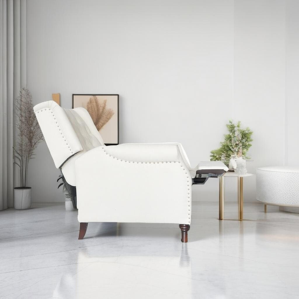 Fauteuil inclinable en polyuréthane avec coussin et design ergonomique