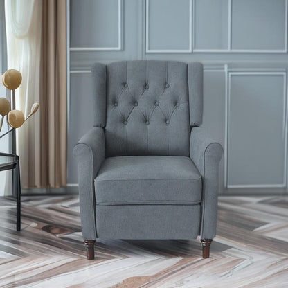 Fauteuil inclinable en polyuréthane avec coussin et design ergonomique
