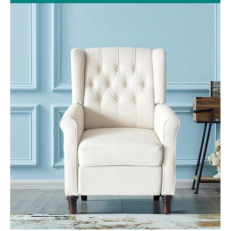 Fauteuil inclinable en polyuréthane avec coussin et design ergonomique