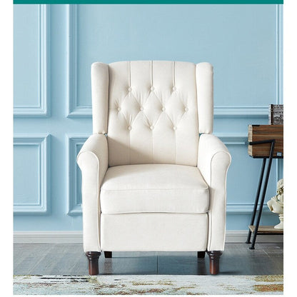 Fauteuil inclinable en polyuréthane avec coussin et design ergonomique