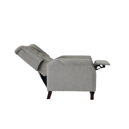 Fauteuil inclinable en polyuréthane avec coussin et design ergonomique