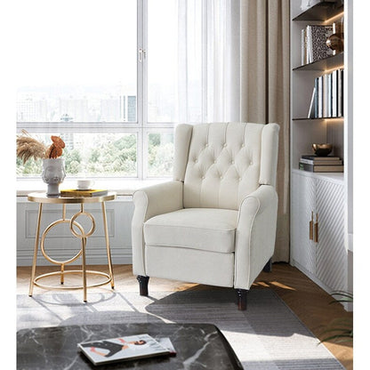 Fauteuil inclinable en polyuréthane avec coussin et design ergonomique