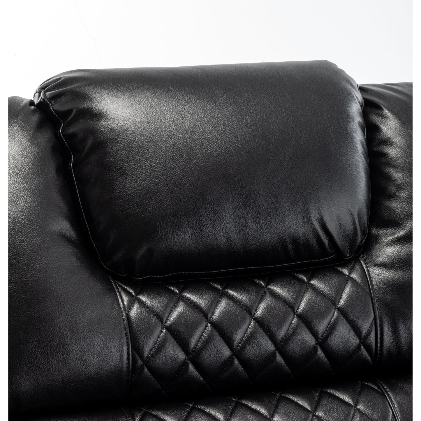 Fauteuil inclinable en polyuréthane avec réglage de la position à 180°, télécommande et assemblage sans outil