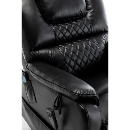 Fauteuil inclinable en polyuréthane avec réglage de la position à 180°, télécommande et assemblage sans outil