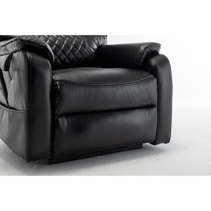 Fauteuil inclinable en polyuréthane avec réglage de la position à 180°, télécommande et assemblage sans outil