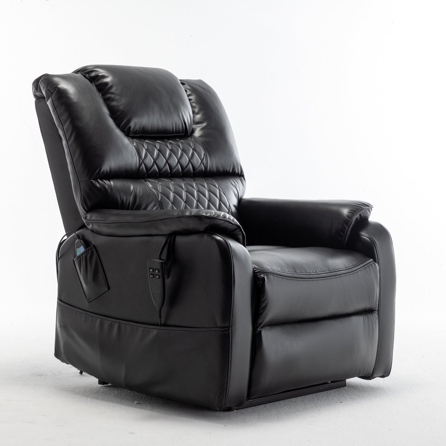 Fauteuil inclinable en polyuréthane avec réglage de la position à 180°, télécommande et assemblage sans outil