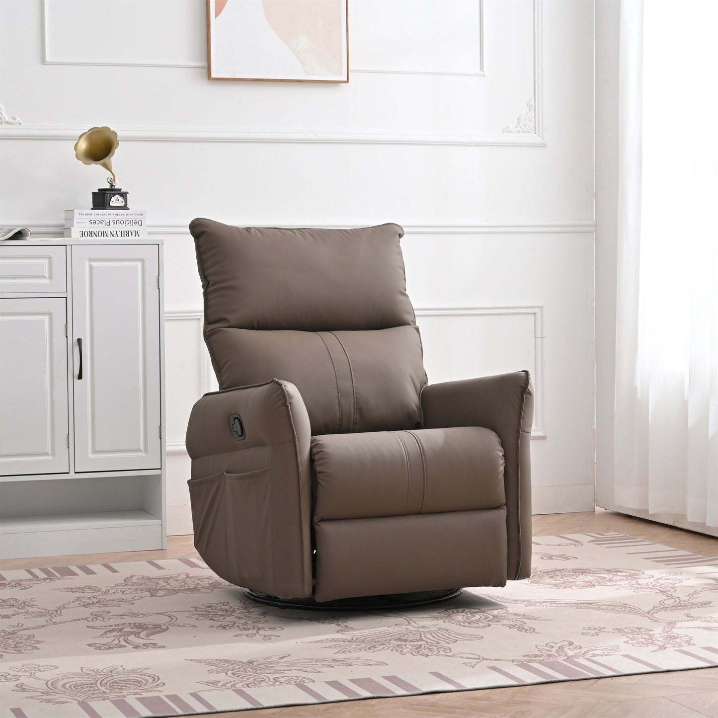 Fauteuil inclinable à bascule en PU