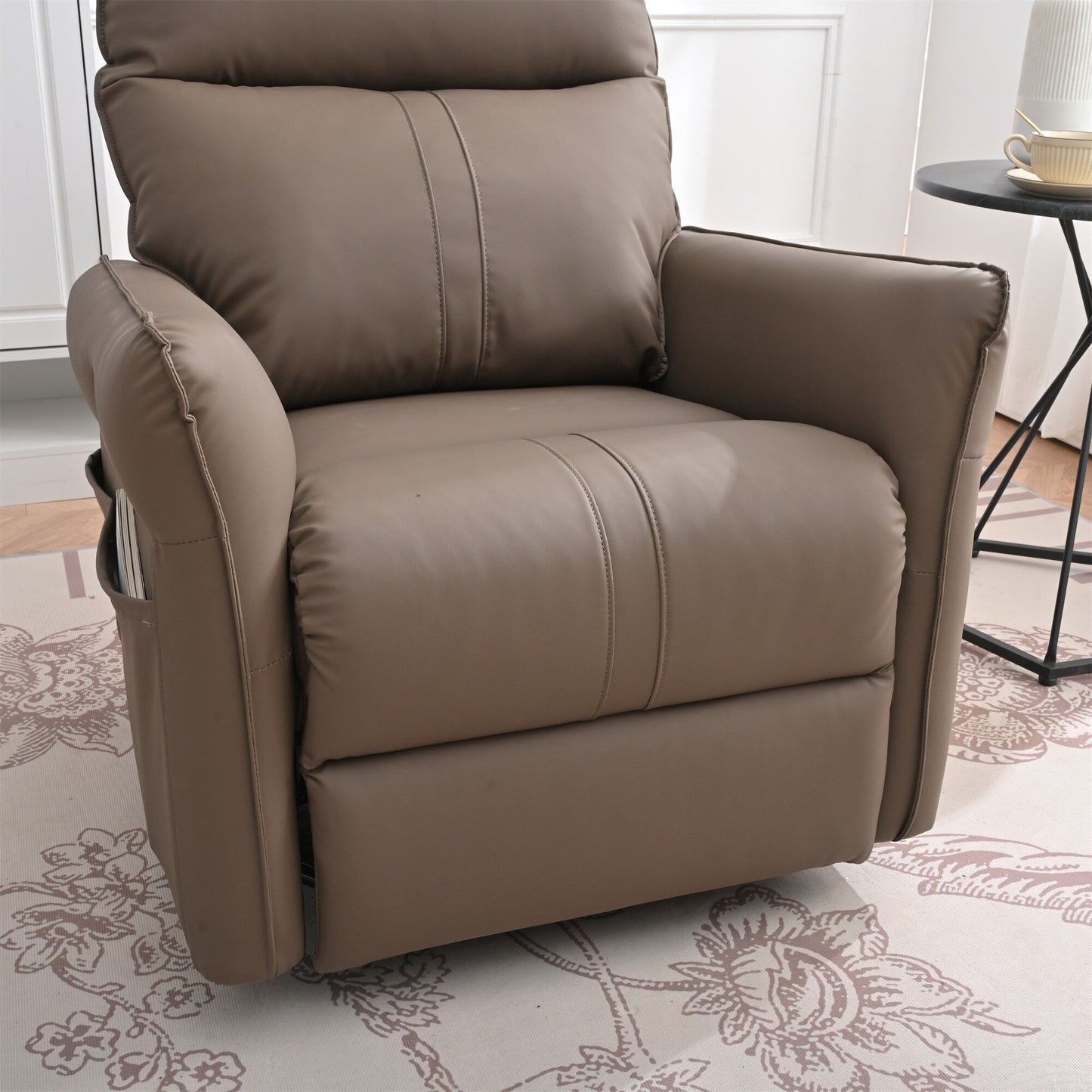 Fauteuil inclinable à bascule en PU
