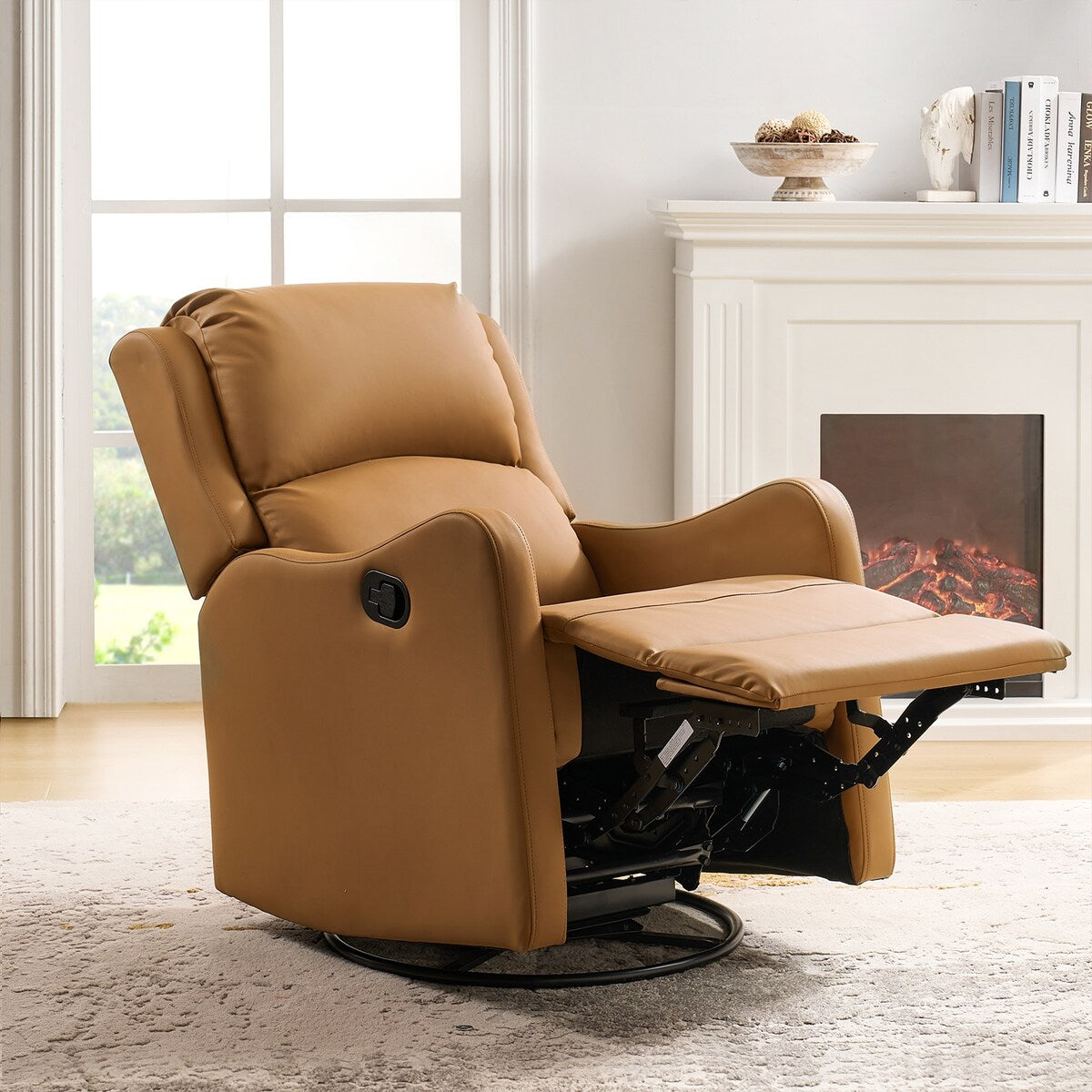 Fauteuil inclinable pivotant à 360 degrés Pablo traditionnel par HULALA HOME