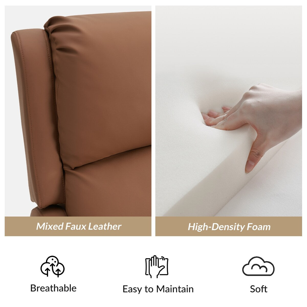 Fauteuil inclinable pivotant à 360 degrés Pablo traditionnel par HULALA HOME