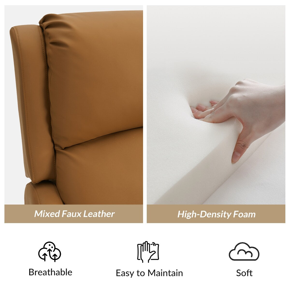 Fauteuil inclinable pivotant à 360 degrés Pablo traditionnel par HULALA HOME