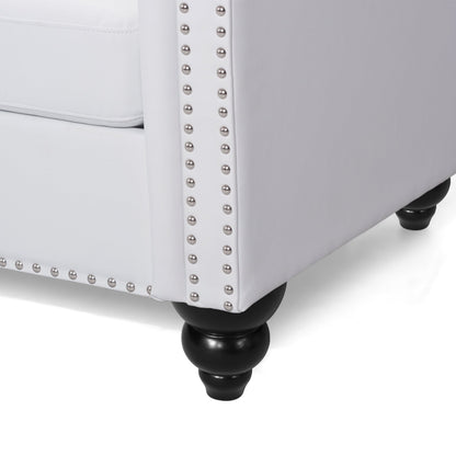 Canapé 3 places capitonné Parkhurst Chesterfield par Christopher Knight Home