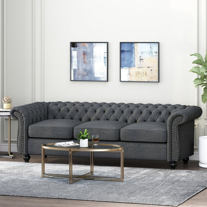 Canapé Chesterfield capitonné Parksley 3 places par Christopher Knight Home