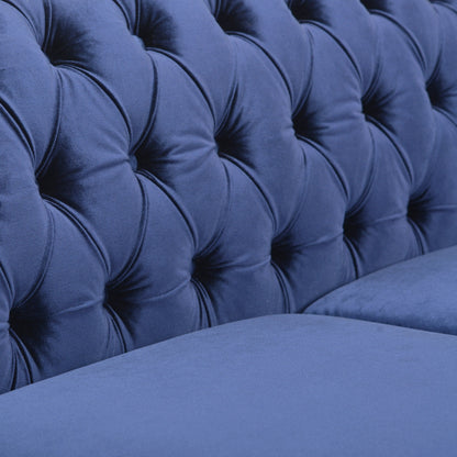 Canapé Chesterfield en velours capitonné Parksley par Christopher Knight Home