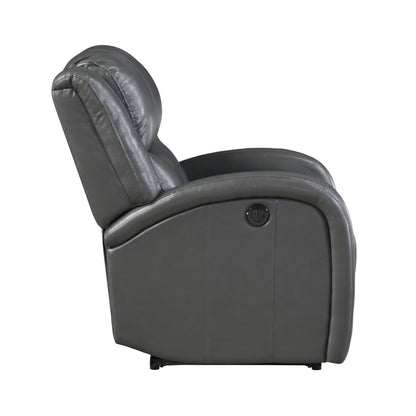 Fauteuil inclinable électrique en similicuir Patterson