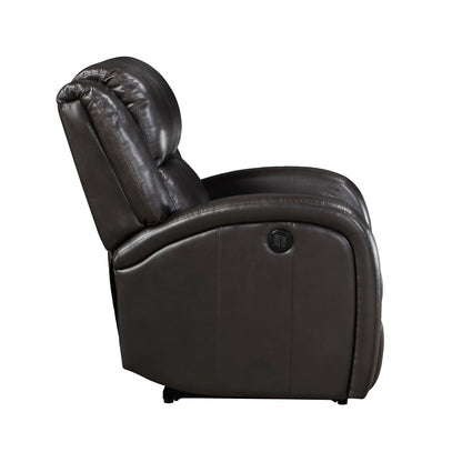 Fauteuil inclinable électrique en similicuir Patterson