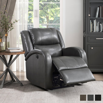 Fauteuil inclinable électrique en similicuir Patterson