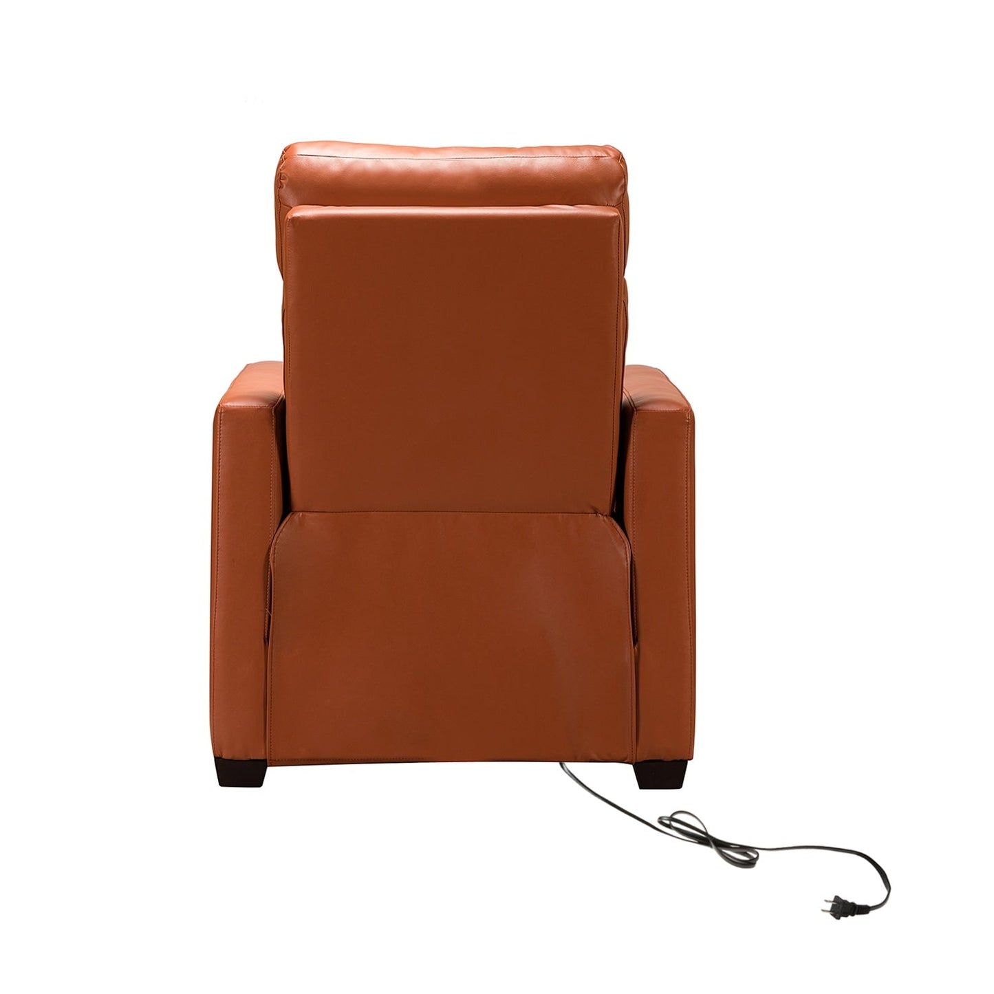 Fauteuil inclinable électrique Alina 31,50 pouces de large en cuir véritable avec port USB, lot de 2