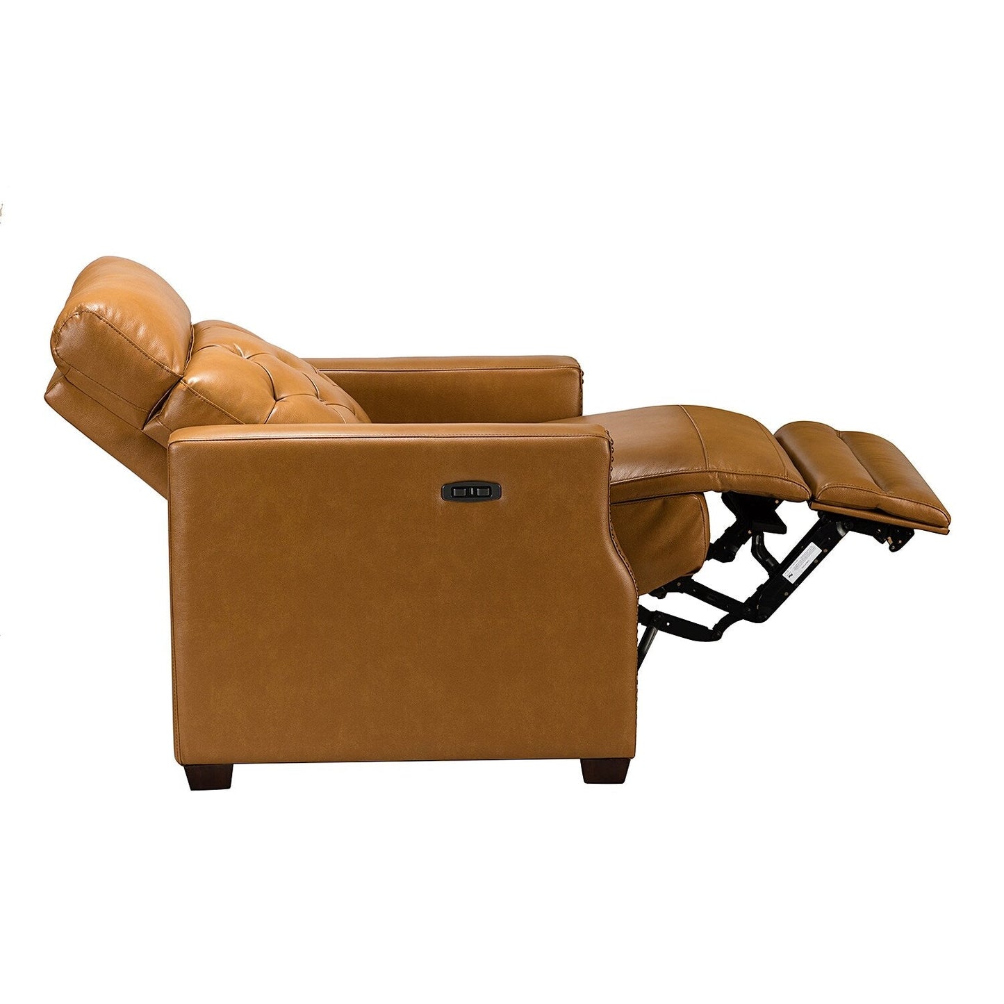 Fauteuil inclinable électrique Alina 31,50 pouces de large en cuir véritable avec port USB, lot de 2