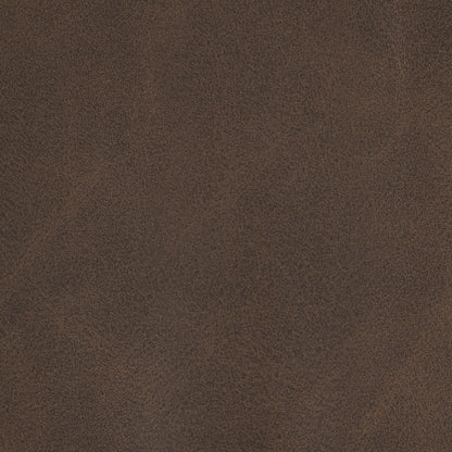 Canapé Pola, 95 pouces, 2 coussins décoratifs, similicuir marron foncé moderne