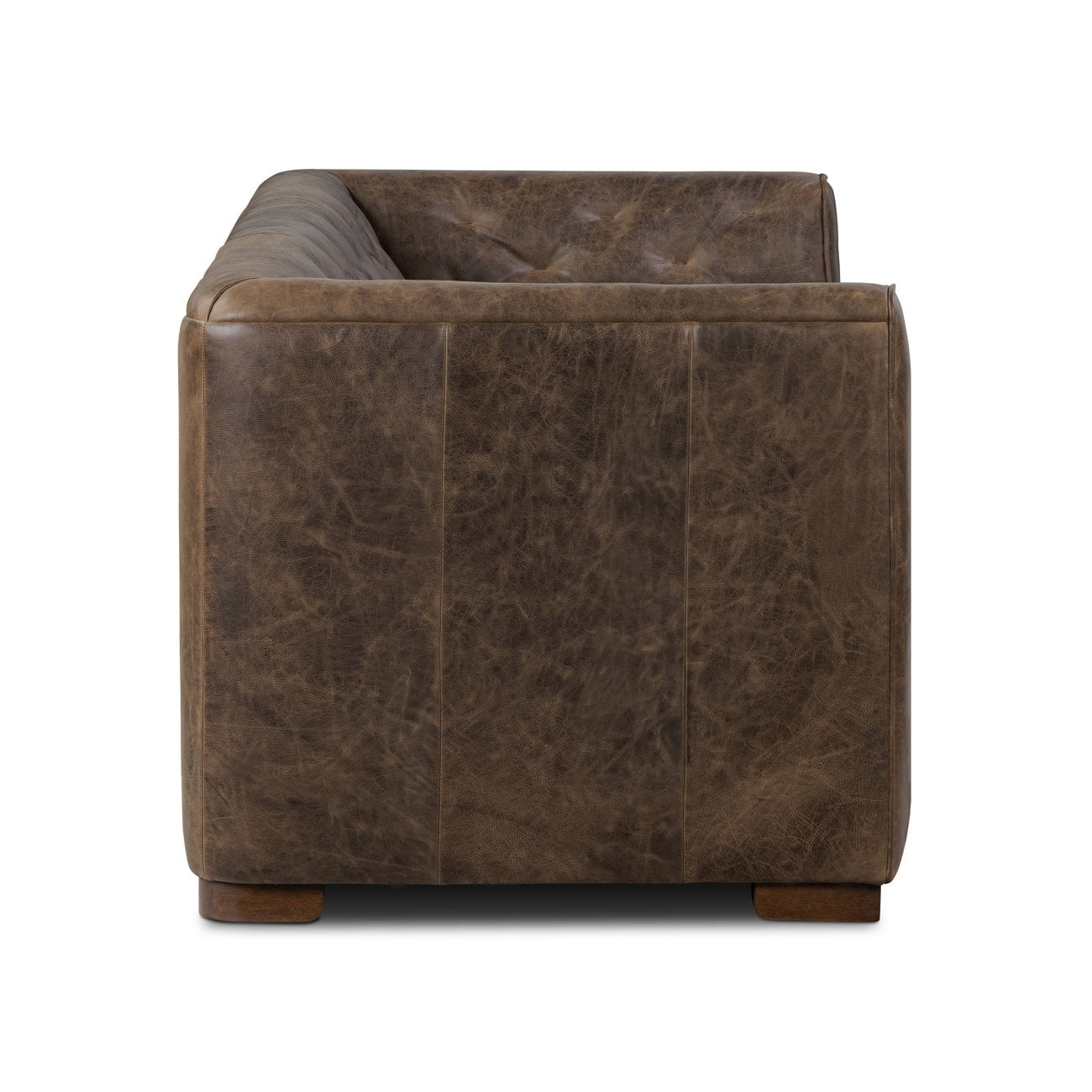 Canapé-lit convertible gigogne en cuir véritable Poly &amp; Bark Essex 86