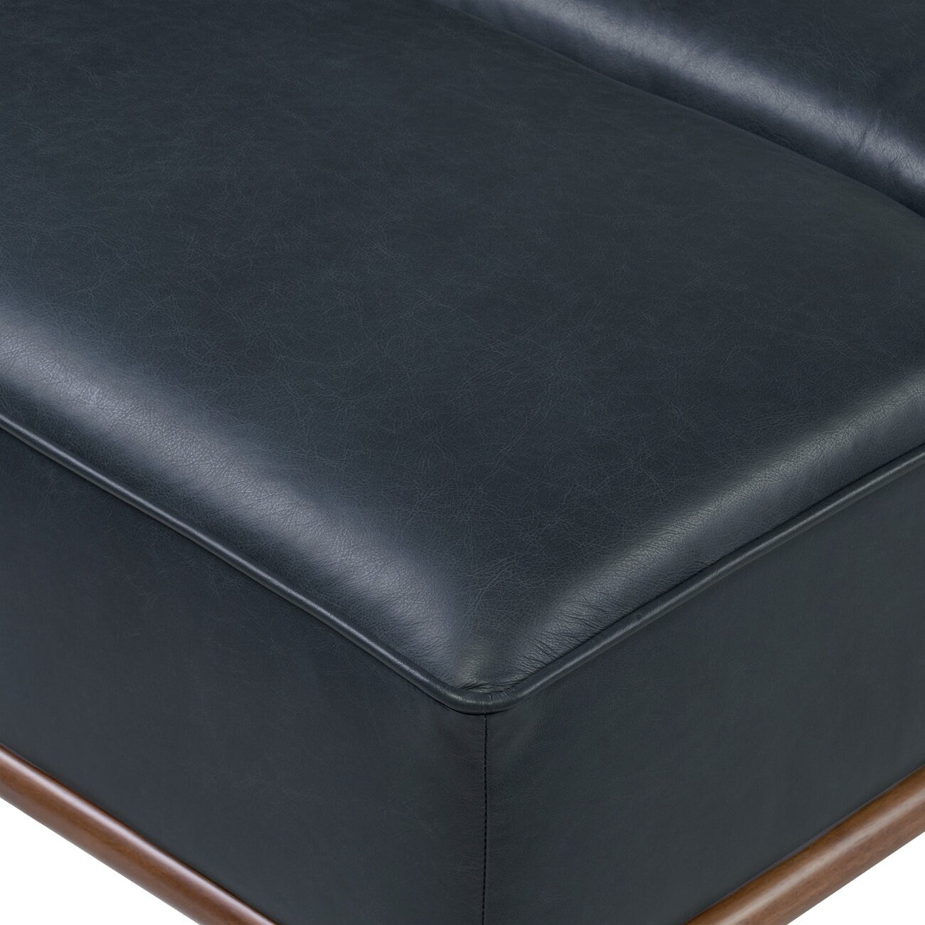 Lit de repos Poly &amp; Bark Jasper - Cuir italien véritable pleine fleur