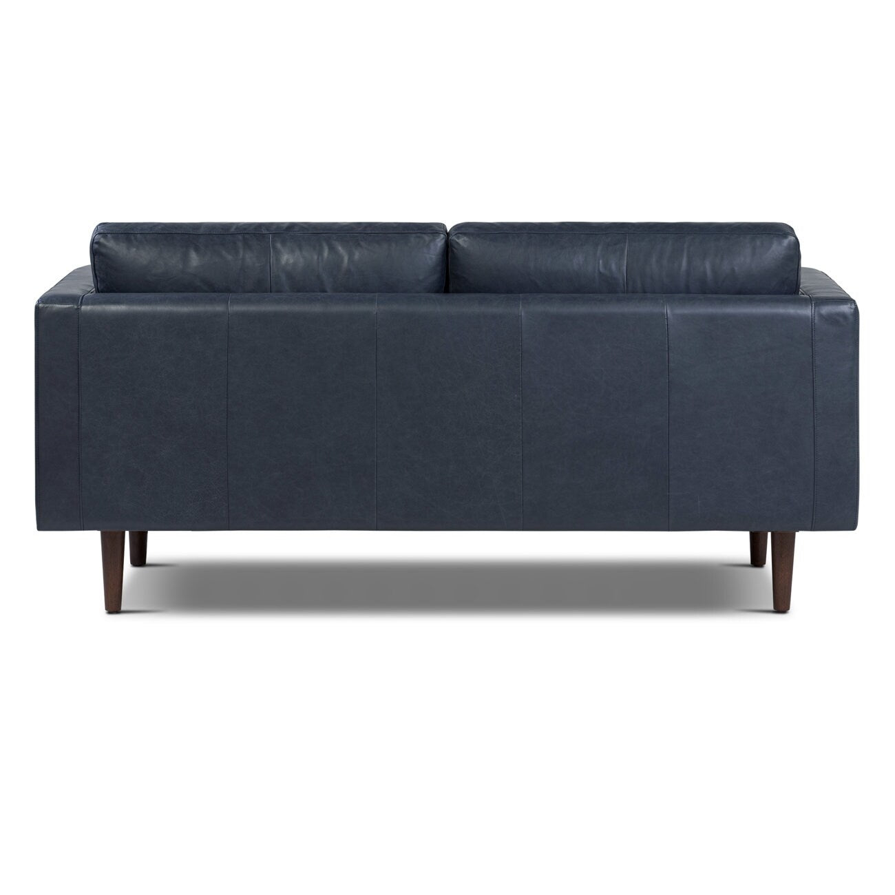 Canapé d'appartement Poly &amp; Bark Napa 72 - Cuir italien véritable pleine fleur