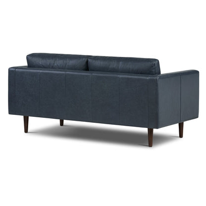 Canapé d'appartement Poly &amp; Bark Napa 72 - Cuir italien véritable pleine fleur