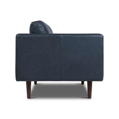 Canapé d'appartement Poly &amp; Bark Napa 72 - Cuir italien véritable pleine fleur