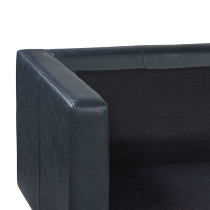 Canapé Poly &amp; Bark Napa 88.5 - Cuir italien véritable