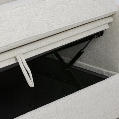 Canapé en tissu performant Poly &amp; Bark Storato 100.5 avec rangement