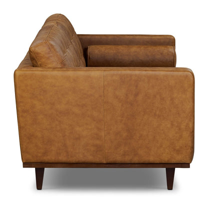 Canapé en cuir véritable pleine fleur Poly &amp; Bark York 89