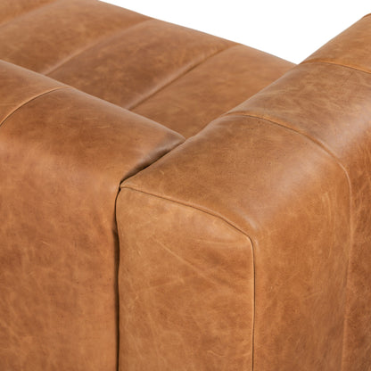 Canapé Canale Poly &amp; Bark - Cuir italien véritable pleine fleur