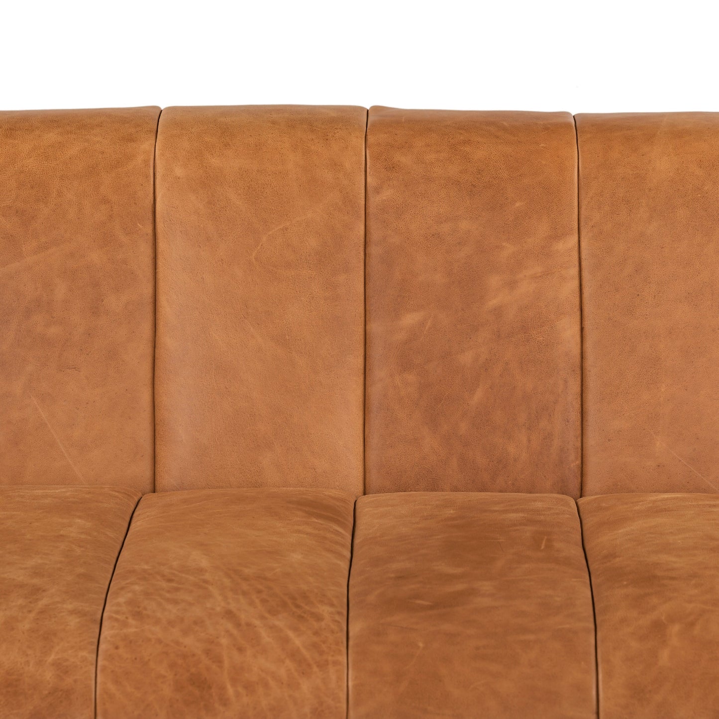 Canapé Canale Poly &amp; Bark - Cuir italien véritable pleine fleur