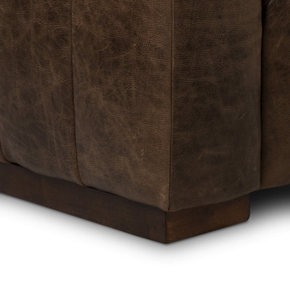 Canapé Canale Poly &amp; Bark - Cuir italien véritable pleine fleur