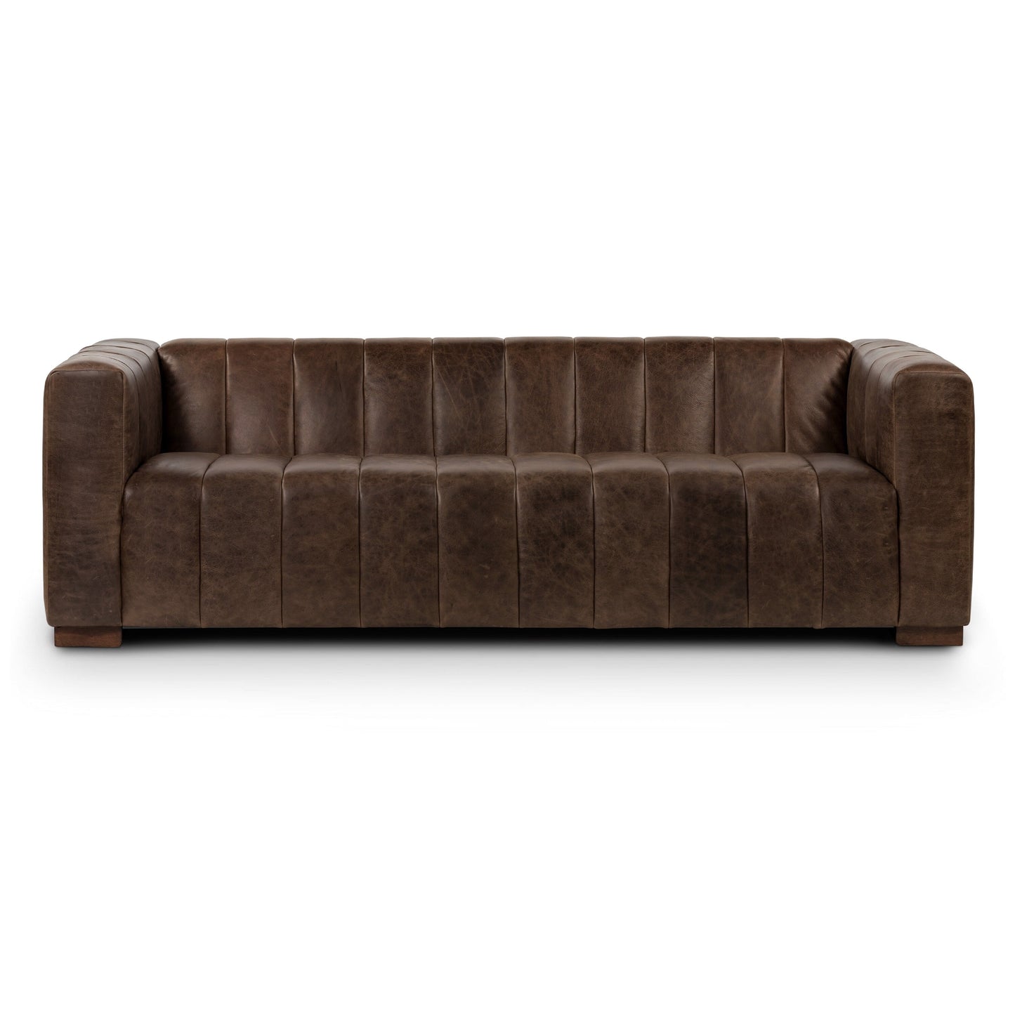 Canapé Canale Poly &amp; Bark - Cuir italien véritable pleine fleur