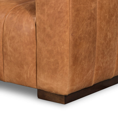 Canapé Canale Poly &amp; Bark - Cuir italien véritable pleine fleur