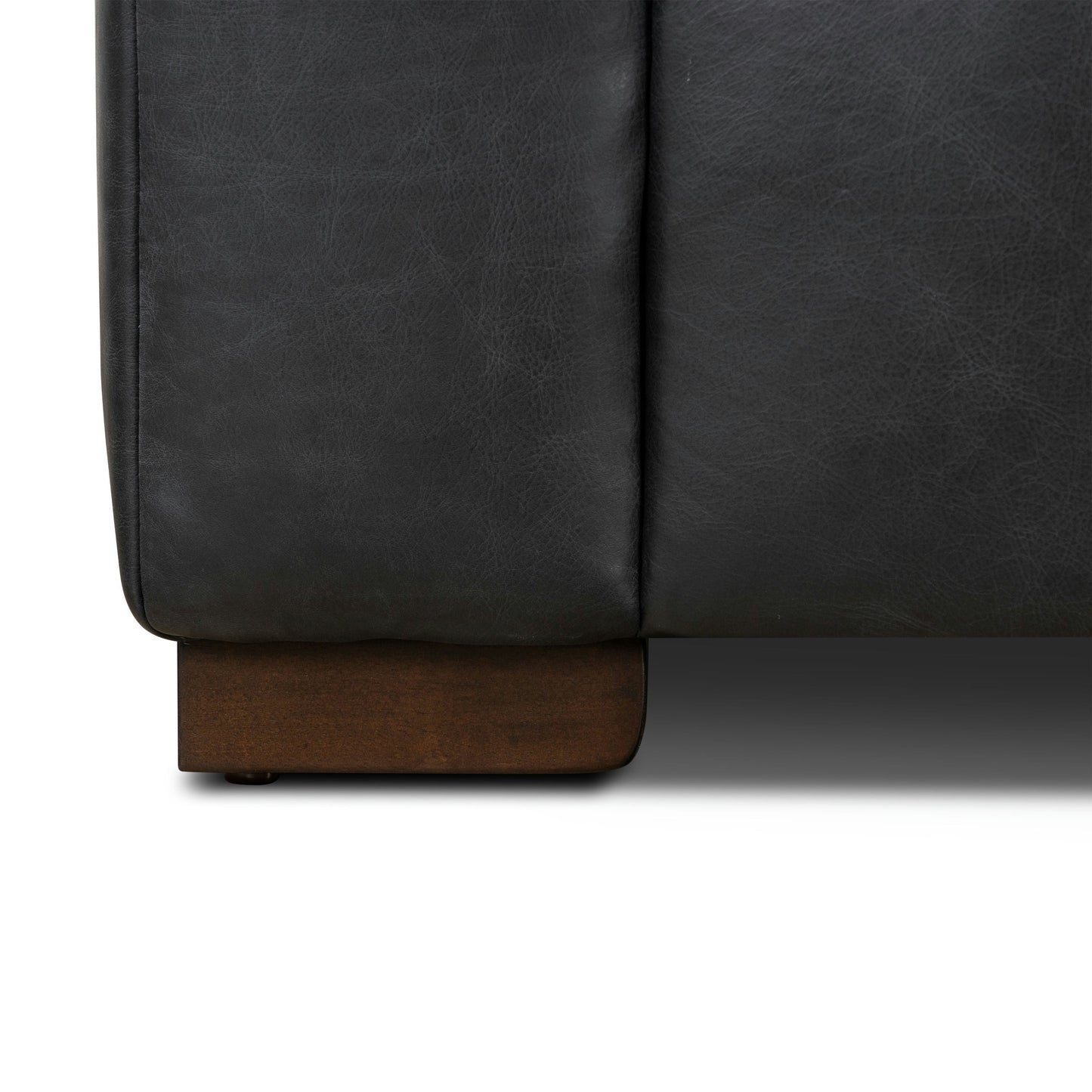 Canapé Canale Poly &amp; Bark - Cuir italien véritable pleine fleur