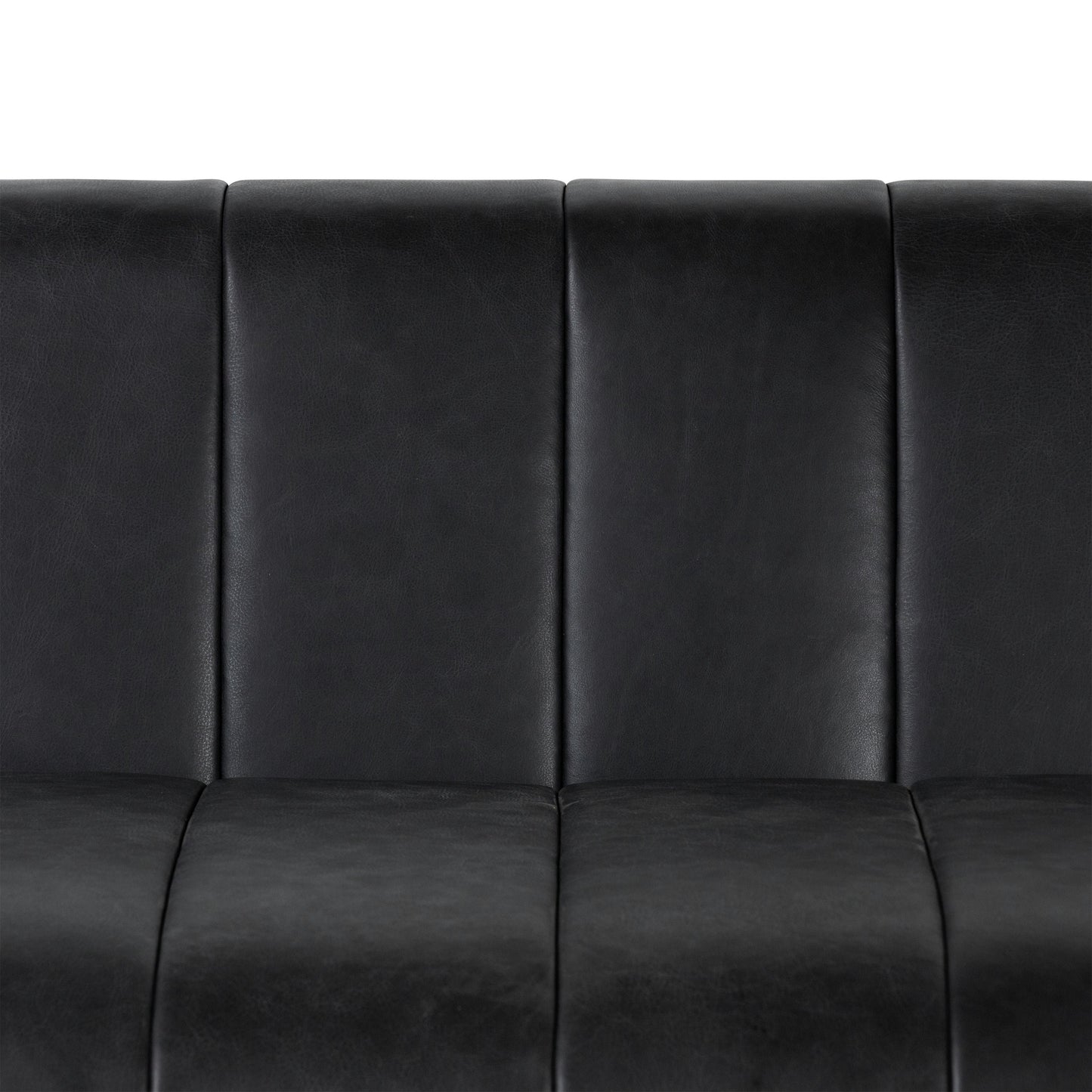 Canapé Canale Poly &amp; Bark - Cuir italien véritable pleine fleur