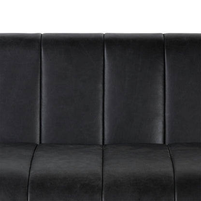 Canapé Canale Poly &amp; Bark - Cuir italien véritable pleine fleur