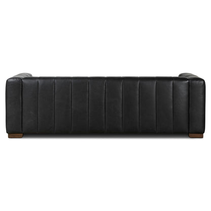 Canapé Canale Poly &amp; Bark - Cuir italien véritable pleine fleur