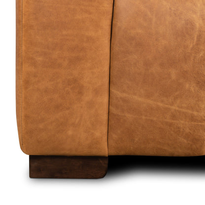 Canapé Canale Poly &amp; Bark - Cuir italien véritable pleine fleur