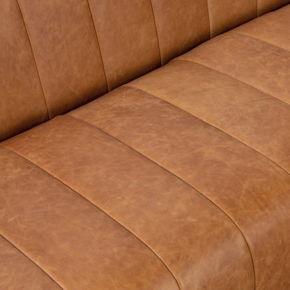 Canapé Canale Poly &amp; Bark - Cuir italien véritable pleine fleur