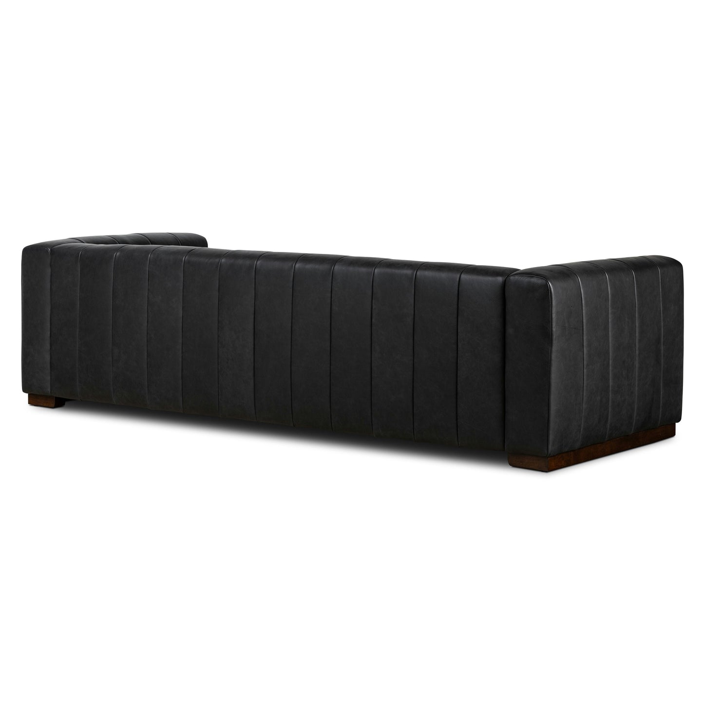 Canapé Canale Poly &amp; Bark - Cuir italien véritable pleine fleur